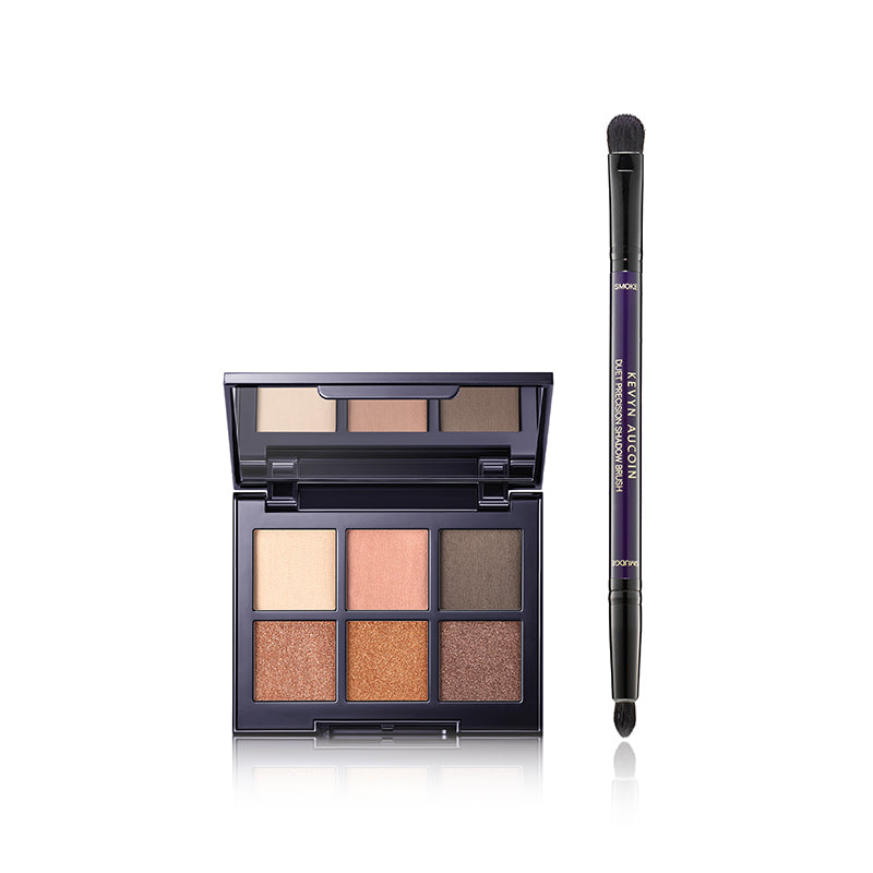 Contour Eyeshadow Palette & Duet Precision Brush Duo