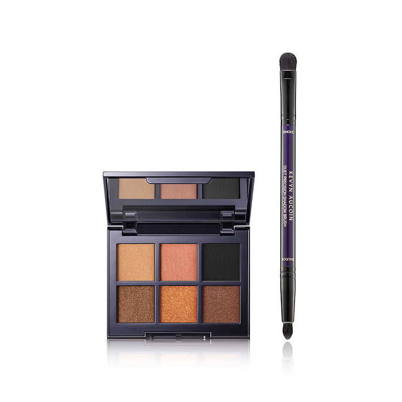 Contour Eyeshadow Palette & Duet Precision Brush Duo