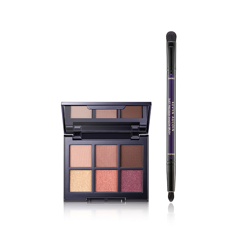 Contour Eyeshadow Palette & Duet Precision Brush Duo