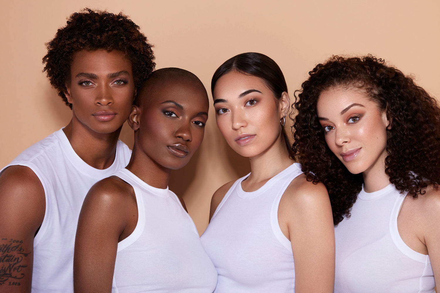 The Contour Eyeshadow Palette Collection models