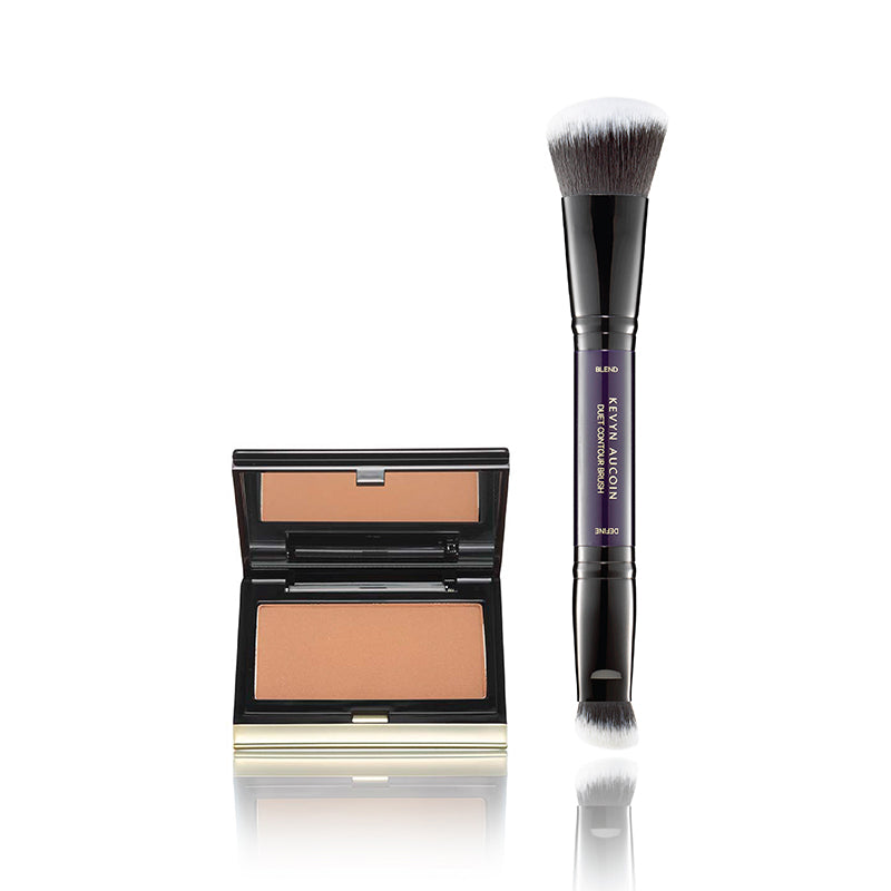 The Sculpting Contour Powder & Duet Contour Brush