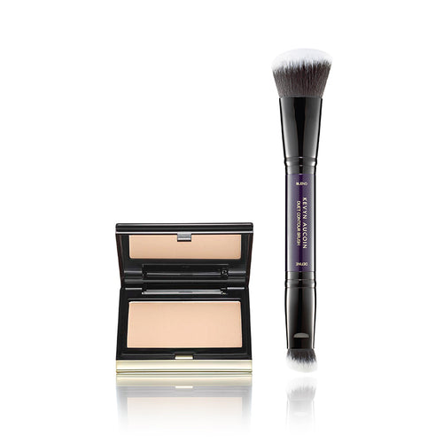 The Sculpting Contour Powder & Duet Contour Brush